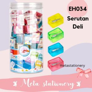 Sharpener / Serutan Pensil / Rautan Lucu DELI EH034