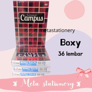 Buku Tulis Siswa Campus / Boxy 36 Lembar ( 1 pack )