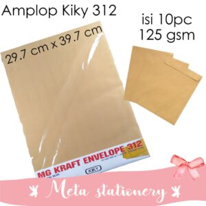 Amplop Coklat Lem Kiky 312 (10pc)