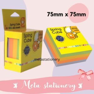Sticky Notes / Kertas Memo / Memo Tempel / Sticky Note Pronto Spring Cube
