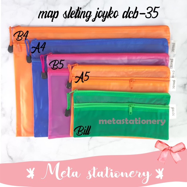 Map Sleting / Zipper Bag Joyko Dcb-35