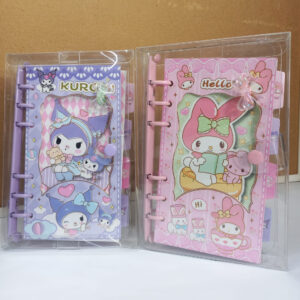 Buku Catatan / Notebook / Binder Note PVC A6 Sanrio