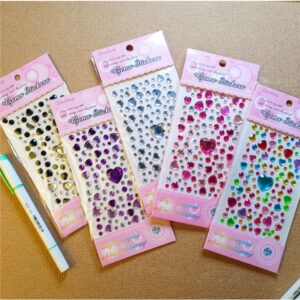 Gems Sticker / Stiker Anak / Stiker Kristal Love