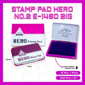 Stamp pad Hero Besar (sudah ada tintanya)