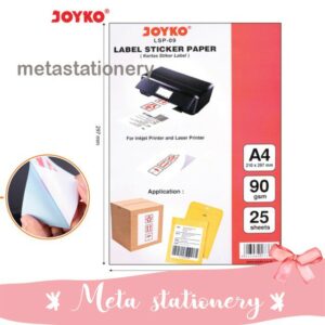 Label Sticker Paper / Kertas Stiker Label LSP-09 Joyko