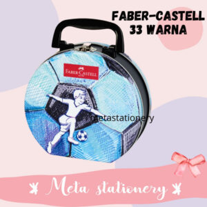 Connector Pen 33 Soccer Tin Hand Bag Faber Castell