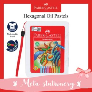 Crayon HexagonalOil Pastel  Faber Castell 24 warna