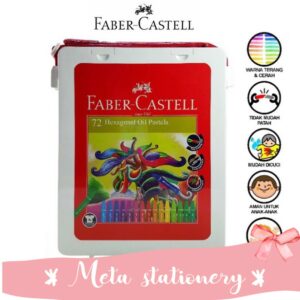 Crayon Hexagonal Oil Pastel Faber Castell isi 72 warna