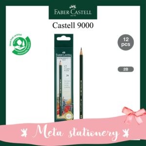 Pensil 2B 9000 Faber Castell (isi 12)