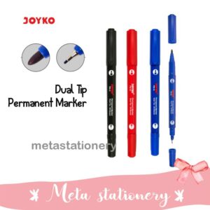 Permanent Marker / Spidol Permanen Joyko Dual Tip
