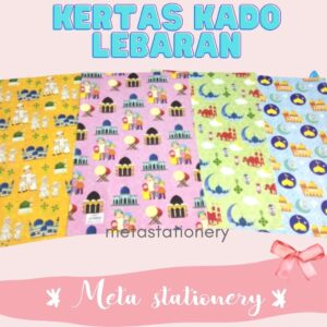 Kertas Kado Motif Lebaran Kiky