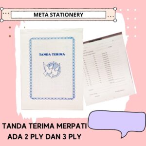 Buku Tanda Terima Merpati