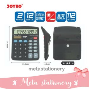 Calculator / Kalkulator Joyko CC-8A / 12 Digits / Check Correct