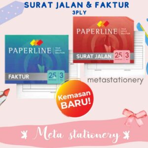 Buku Surat Jalan / Buku Faktur  Paperline 3ply ( 1 pcs )