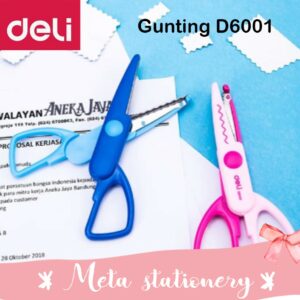 Gunting ZigZag Deli / Craft Scissors Deli ED60001