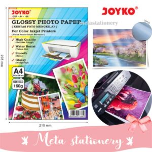 Glossy Photo Paper / Kertas Foto Joyko GSP-A4-160 gsm (50 lembar)