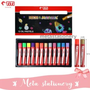 Crayon Titi Neon & Metallic 12 Warna