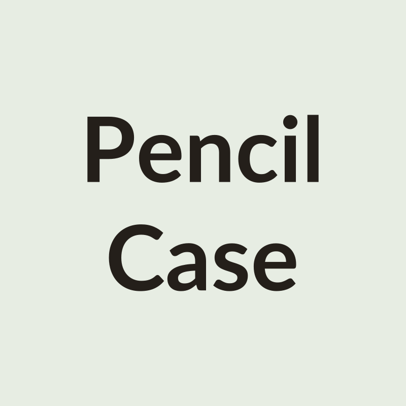 Pastel Pencil Case