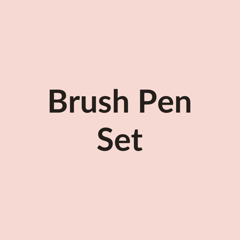 Dual-Tip Brush Pen Set (24 Colors)