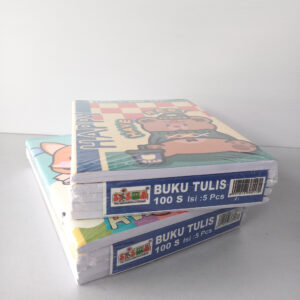 Buku Tulis Siswa Kwarto 100 lembar Motif Random ( 1pc )