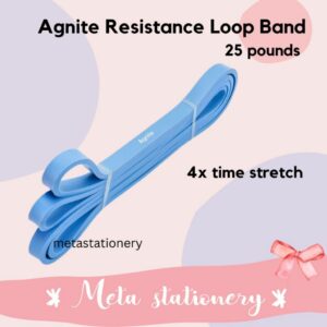Karet Yoga / Yoga Bands / Resistance Loop Band 25 pounds / Elastic Band Agnite Deli