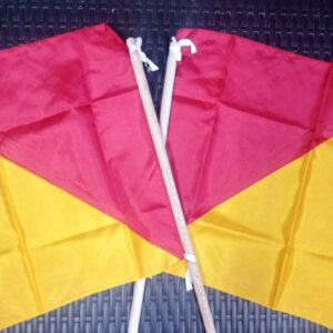Tongkat dan Bendera Semaphore ( 1 set )