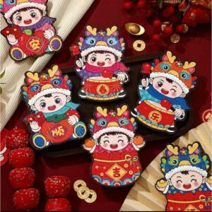 Angpau Imlek / Angpau Kertas / Angpau Naga Hologram Set ( 6pc )