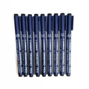 Drawing Pen Snowman Pilih 1 Ukuran