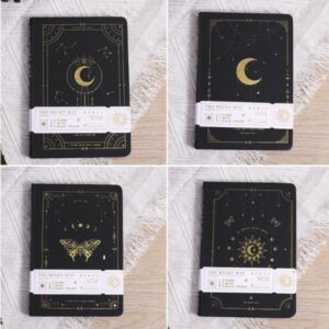 Buku Hitam / Notebook Black Paper 32k ( Motif Cover Random )