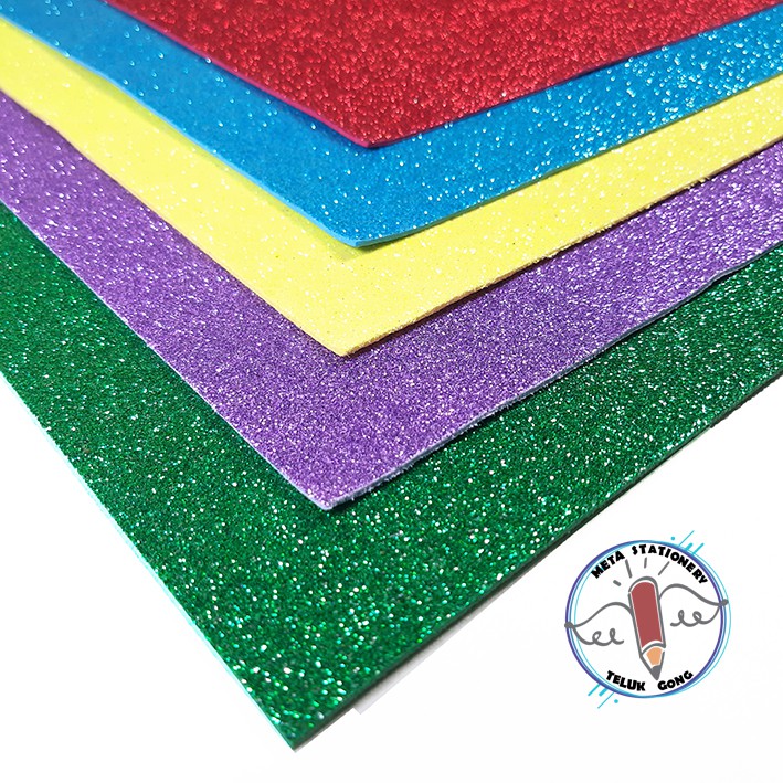 Kertas Busa Manik / Foam Art Glitter Bazic 40x60 - Gambar 4