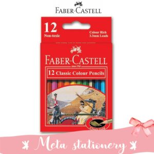 Pensil warna Classic Faber Castell 12 Short