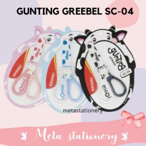 Scissors / Gunting Anak Motif Moo Greebel SC-04