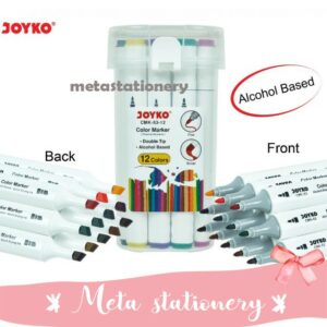 Color Marker / Dual Tip / Penanda Spidol Berwarna CMK-53-12 12 Warnaspidol