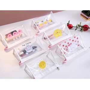 Pencil Case / Tempat Pensil Transparan Motif