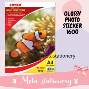 Sticker Glossy Photo Paper / Kertas Foto Joyko GSS-A4-160 gsm
