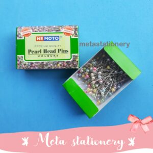 Jarum Pentul Pearl Head Pins Colours Nemoto