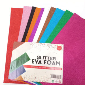 Foam Art Glitter / Kertas Busa Manik 20X30 1pak