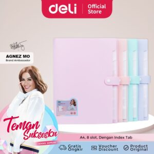 Expanding File / Map Harmonika A4 CF698 Deli Special Agnes Mo Edition