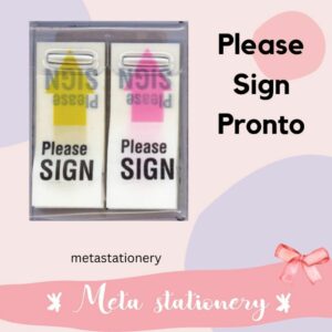 Penanda / Sticky Note Ztype Sign Please Indexer Pronto