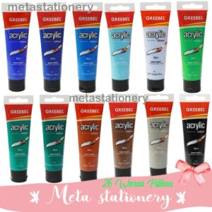 Acrylic Color / Cat Lukis /  Cat Acrylic Greebel 30ml (26 Pilihan Warna)