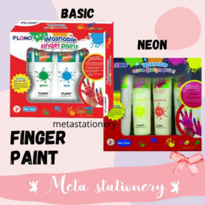 Washable Finger Paint Flomo / Cat Jari Anak
