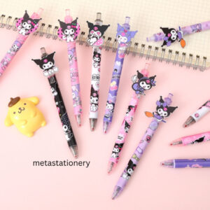 Gel Pen / Pulpen Gel Kawaii Seri Kartun Sanrio Kuromi ( Tinta Hitam )