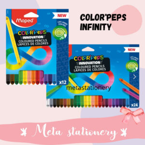 Pensil Warna Tanpa Kayu / Colorpeps Infinity Coloured Pencil Maped