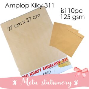 Amplop Coklat Lem Kiky 311 (10pc)