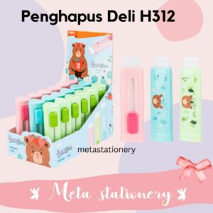 Sliding Eraser / Penghapus Mekanik / Penghapus Slide Jungoo DELI H312