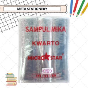 Sampul Buku / Sampul Plastik / Sampul Mika Bening / Sampul Kwarto Micro Star