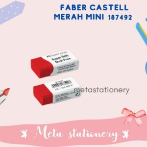Penghapus Faber Castell Merah Mini 187492