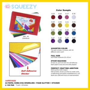 Sticker Foam Art Glitter 20 x 30 Pilih 1 Warna