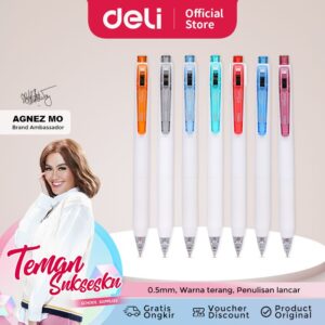 Color Pen Gel / Pulpen Gel Warna 0.5mm Deli Special Agnes Mo Edition (1pc)