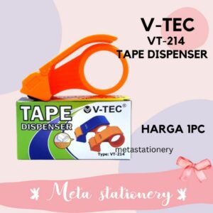 Tape Cutter / Tape Dispenser / Tempat Alat Pemotong Lakban V-tec